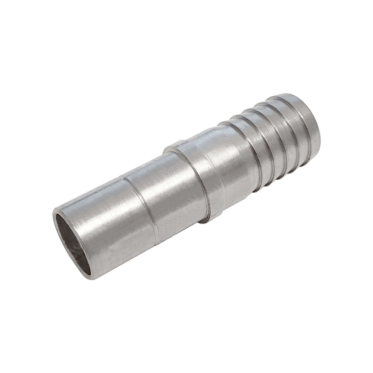Push-In Adapter, 1/2" B x 1/2" Push-In Stem Stainless Steel