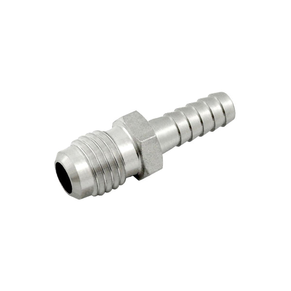 Hose Stem, 1/2"-16 Male Flare x 1/4" B 304 Stainless Steel