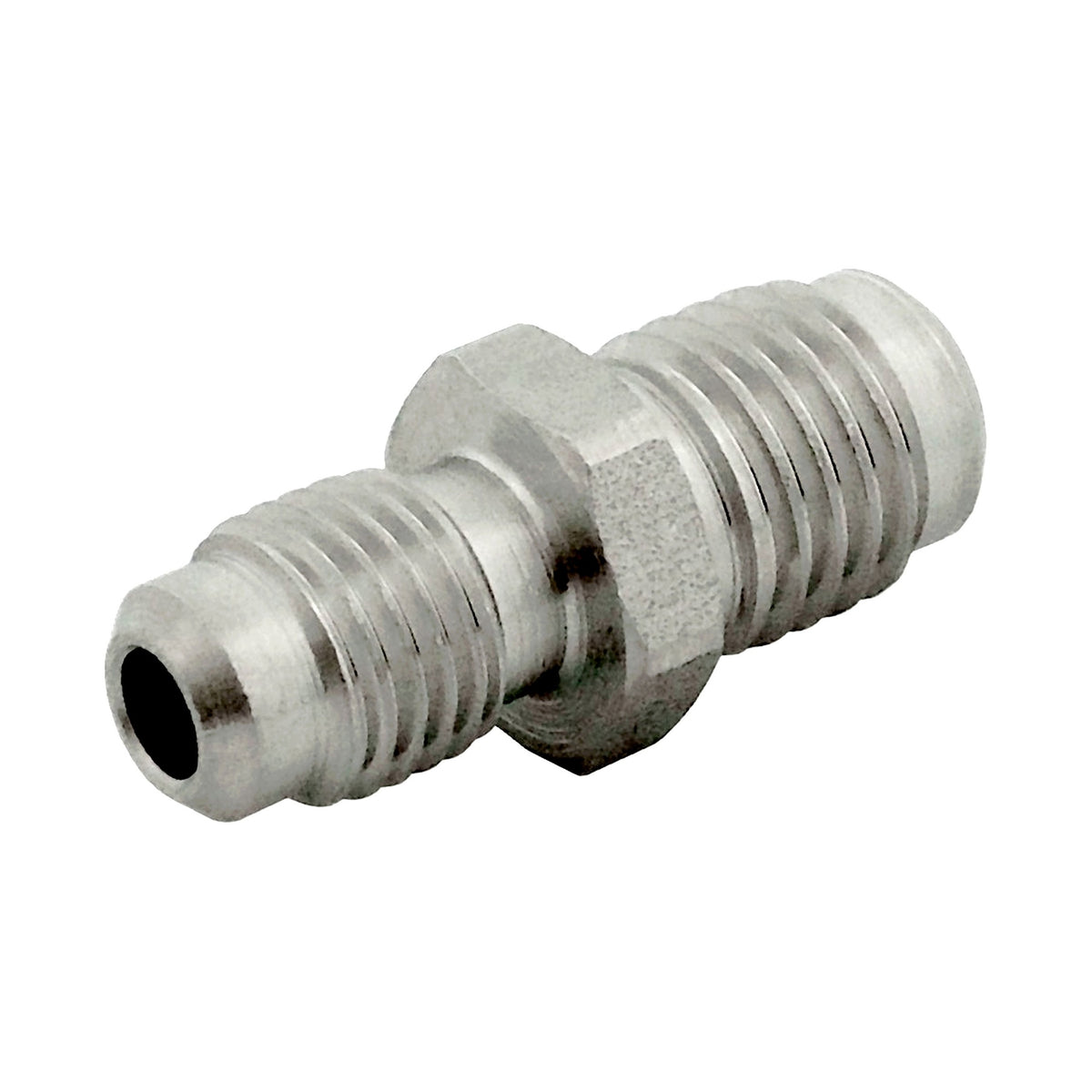Adapter, 1/4" Male Flare x 1/2"-16 Male Flare 304 Stainless Steel
