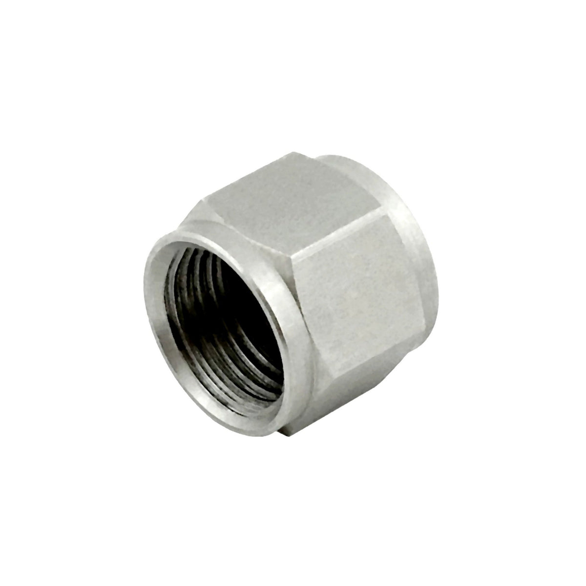 Cap Nut, 3/8" Female Flare, Stainless Steel