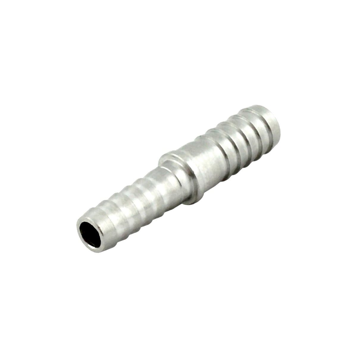 Splicer, 1/4" Barb x 3/8" Barb, 304 Stainless Steel