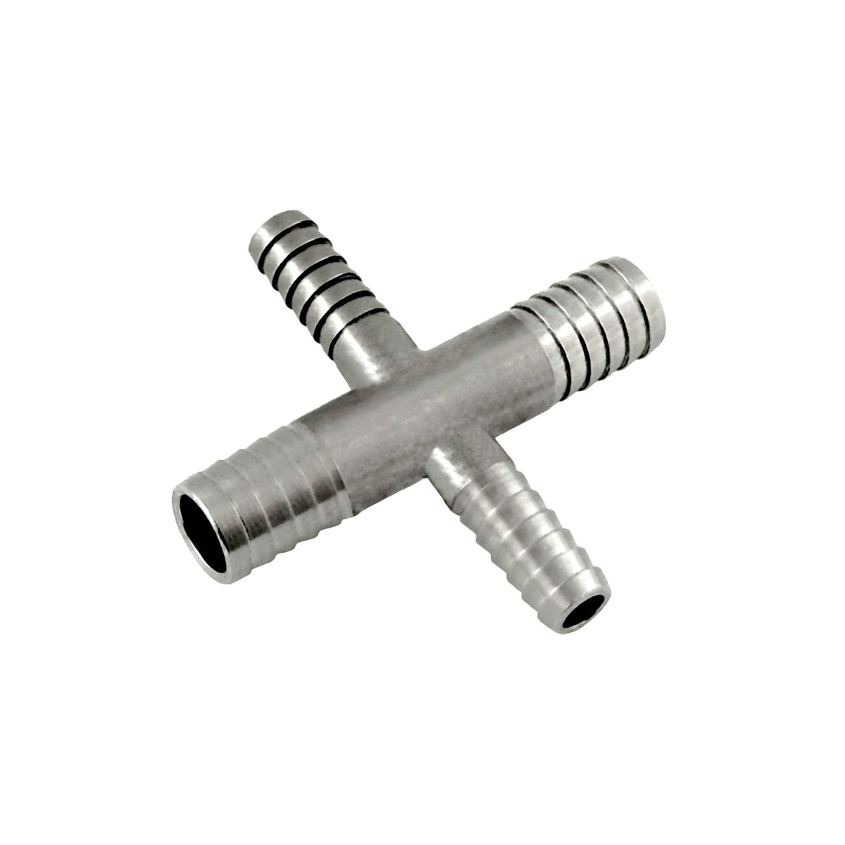 Cross, 3/8" B Across x 1/4" B Down Stainless Steel
