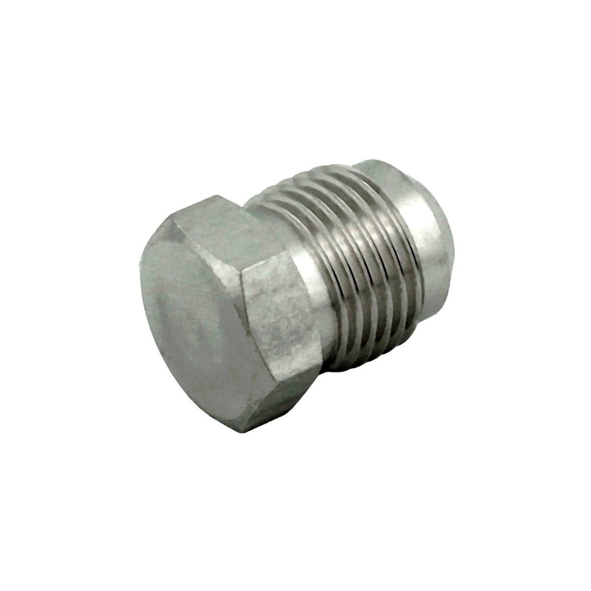 Plug, 3/8" Male Flare Stainless Steel