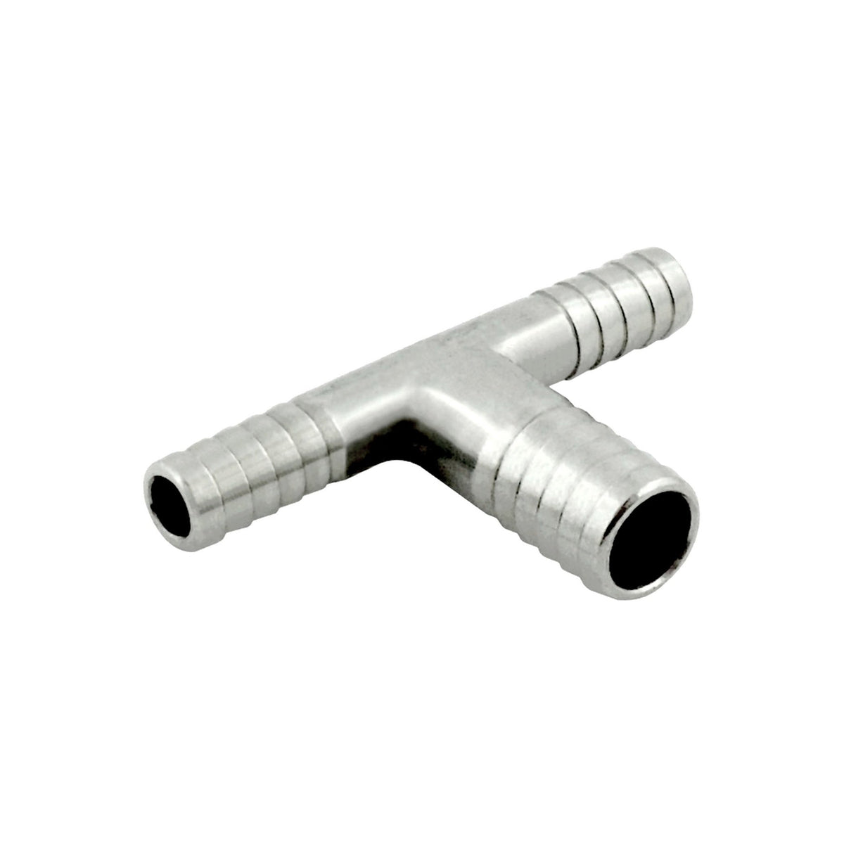 Tee, 3/8" B x 3/8" B x 1/2" B Stainless Steel