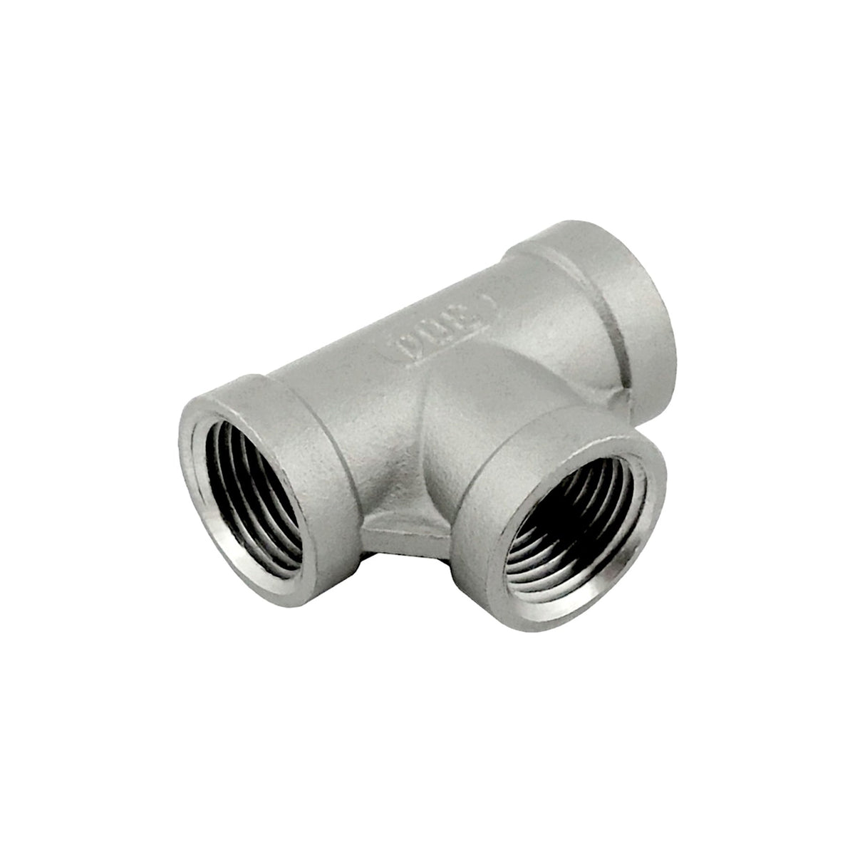 Tee, 1/2" Female Pipe Thread-All 304 Stainless Steel