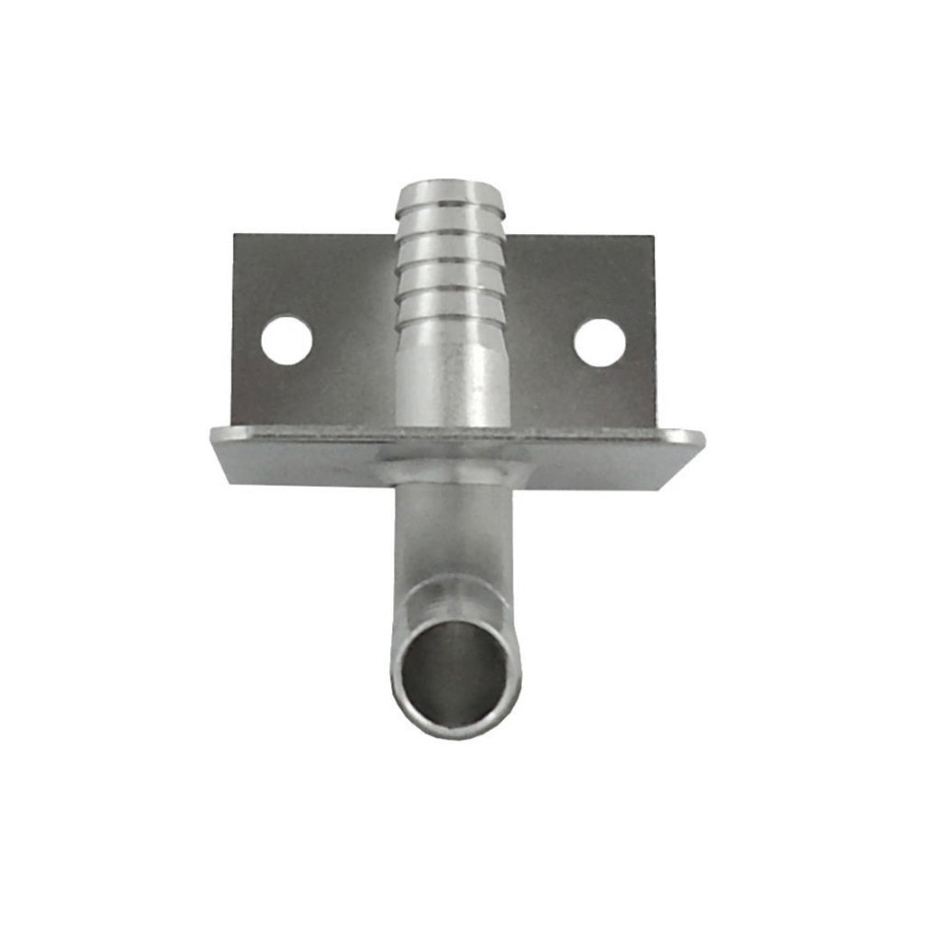 45° Wall Bracket, 3/8" B x 3/8" B 304 Stainless Steel