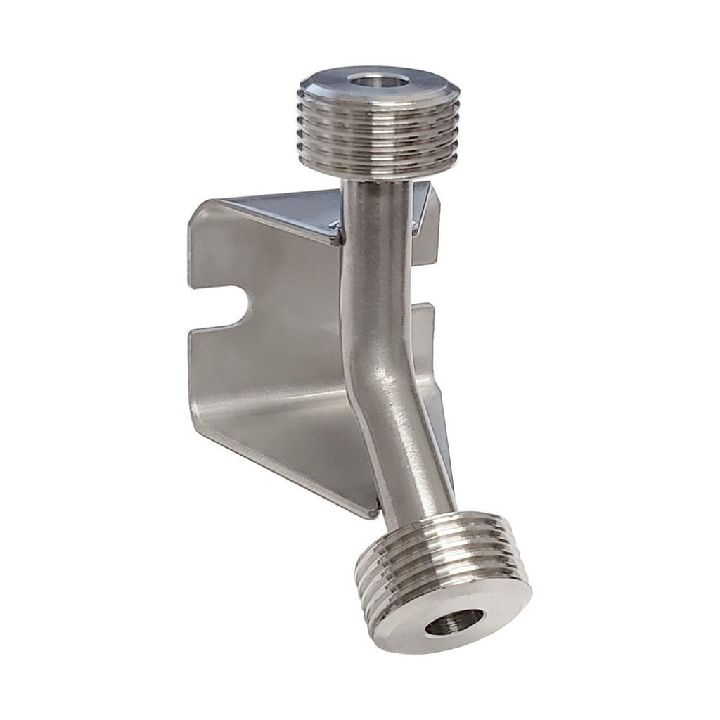 45° Wall Bracket, MBT x MBT 304 Stainless Steel