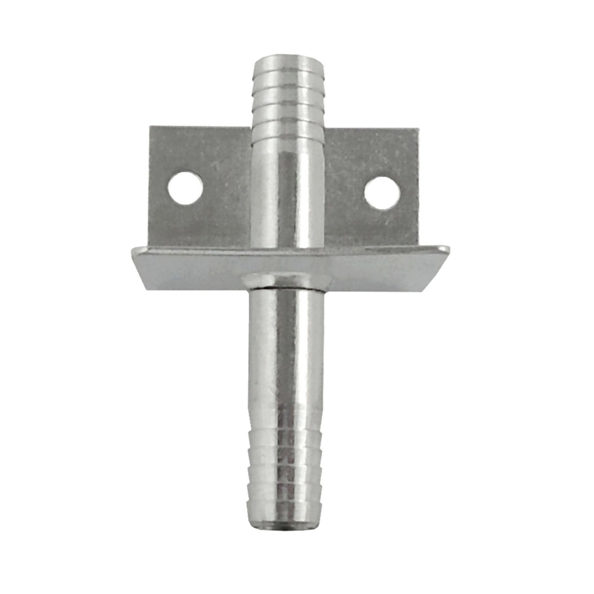 Krome Dispense Wall Bracket, 3/8" B x 3/8" B-Straight 304 Stainless Steel