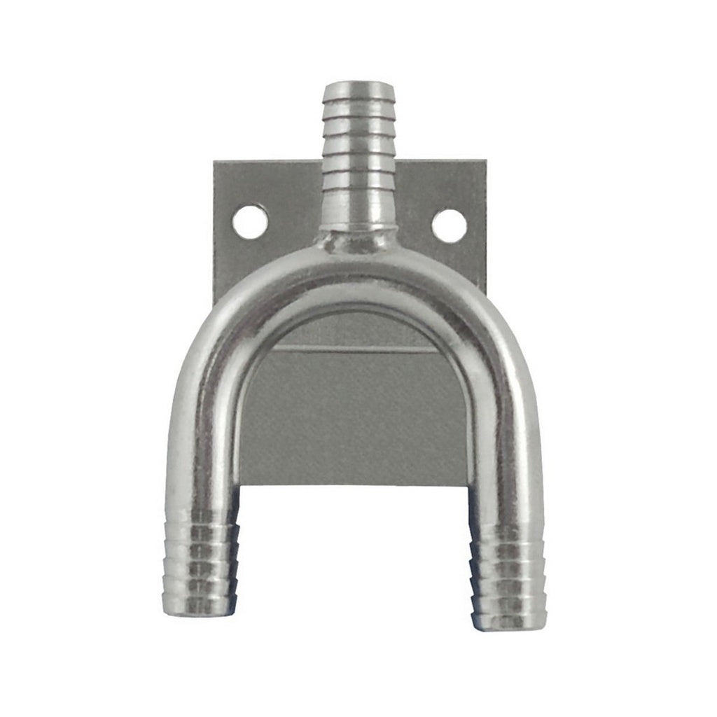 Krome Dispense Wall Bracket, " Y"-3/8" B-Stght 304 Stainless Steel