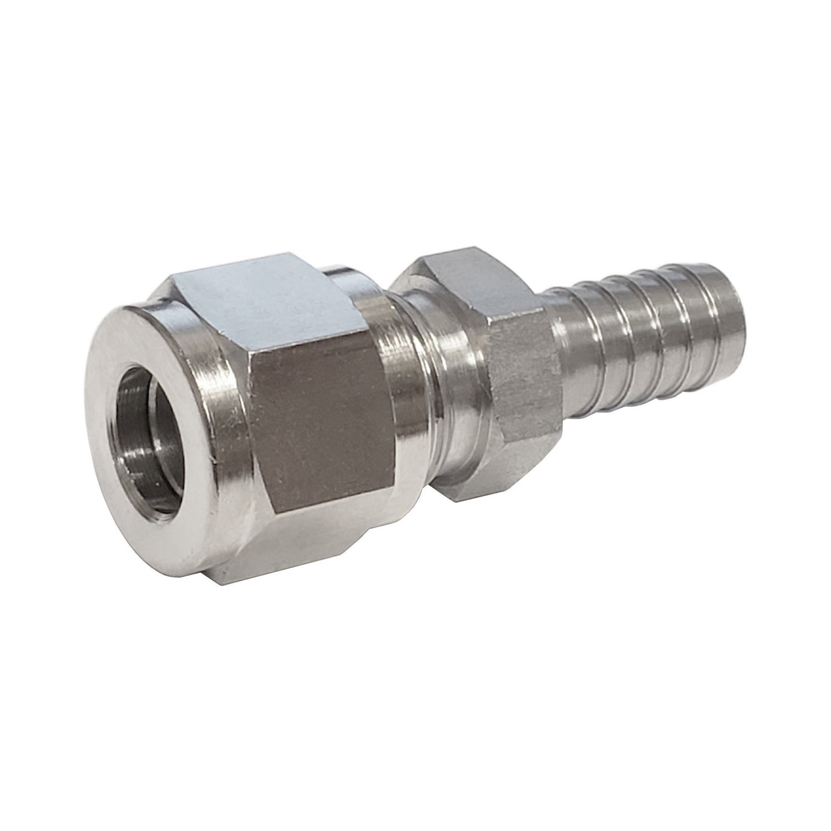 Compression Adapter, 3/8"OD Comp X 3/8"B (Stainless Steel)