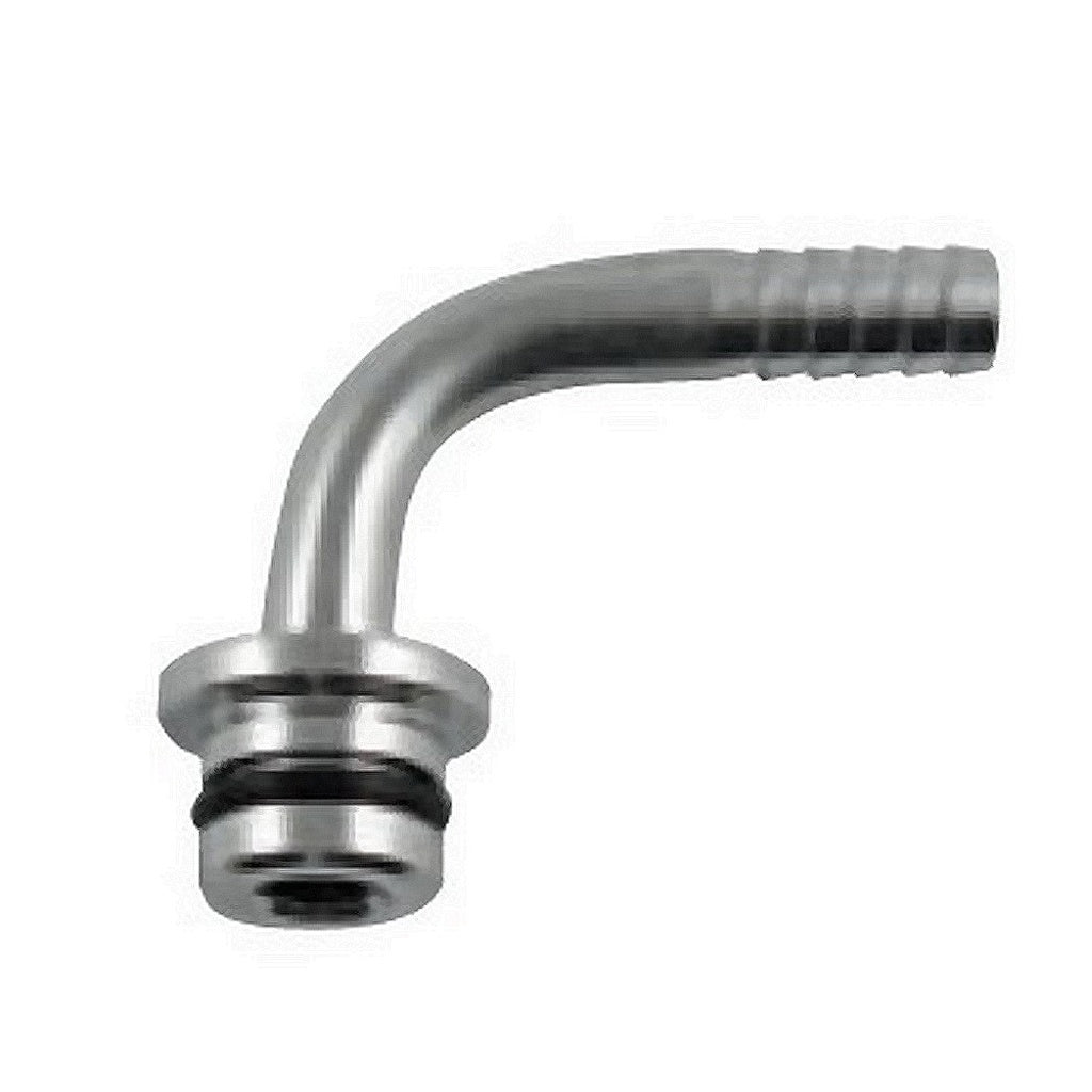 Shurflo Liquid 90° Elbow, 1/4" B Stainless Steel