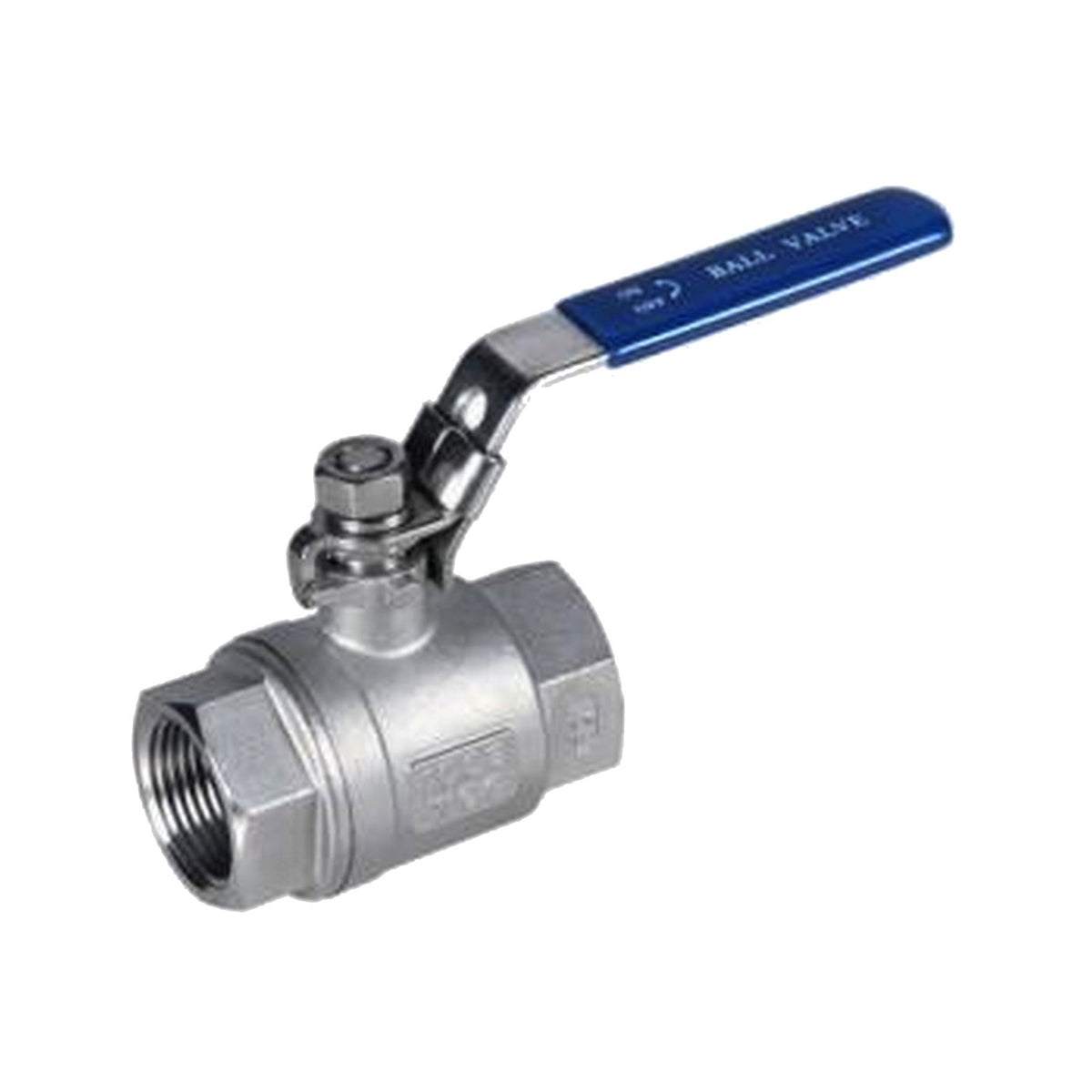 Ball Valve, 1" Female Pipe Thread x 1" Female Pipe Thread Full Port 316 Stainless Steel