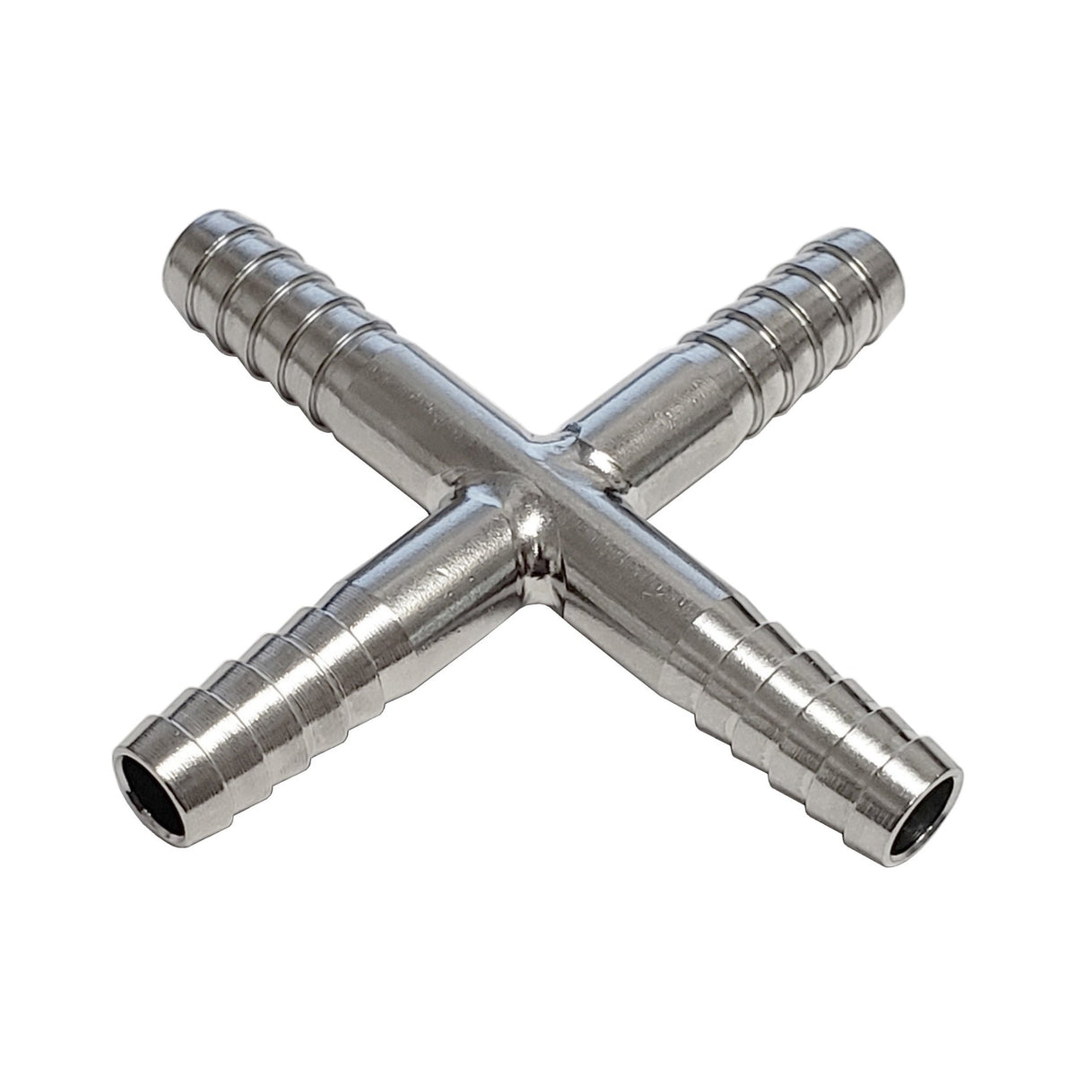 Thinwall Cross, 1/4" B-All 304 Stainless Steel