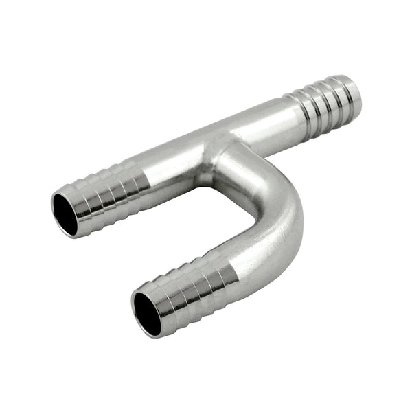 Thinwall " Y"-Tee, 3/8" B-All 304 Stainless Steel