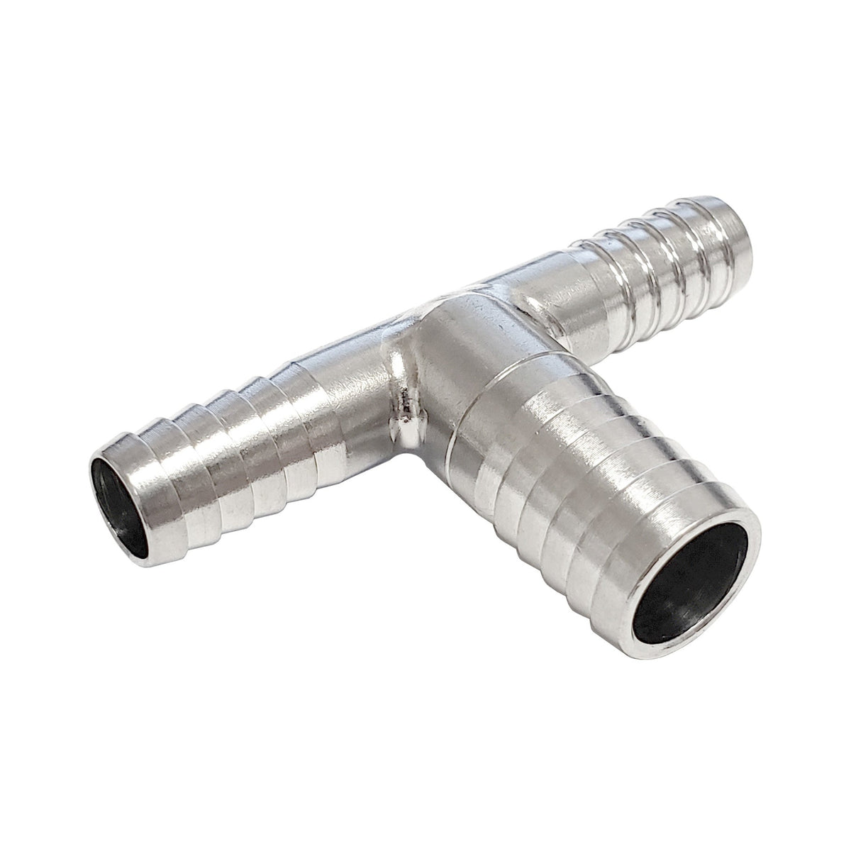 Thinwall Tee, 3/8" B x 3/8" B x 1/2" B 304 Stainless Steel