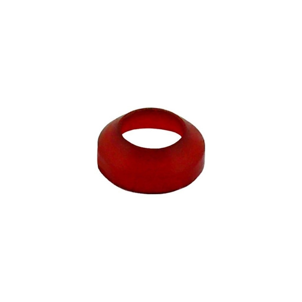 Nylon Flare Washer, 5/16" Red