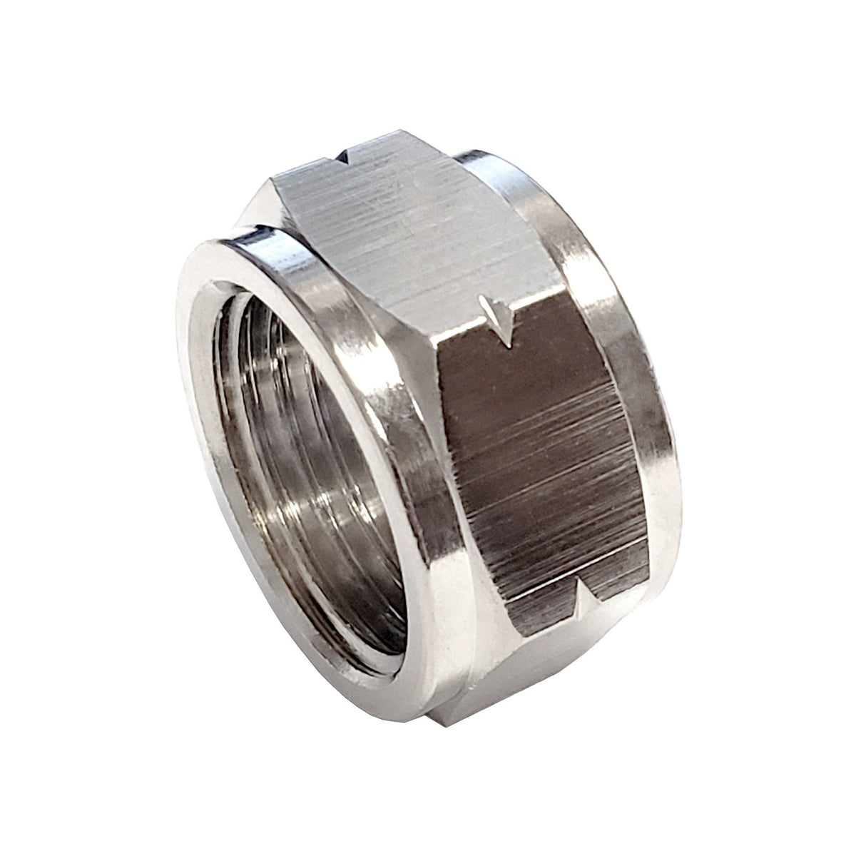 CO2 Swivel Nut Plated Brass