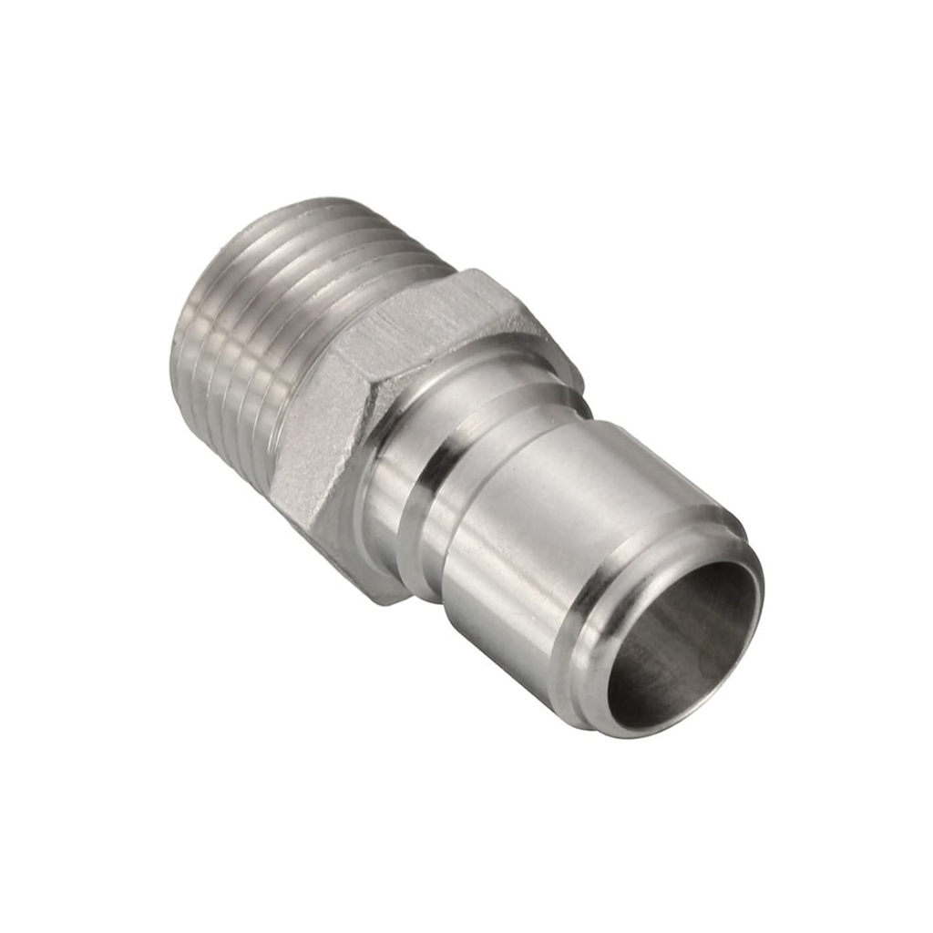 Krome Dispense Quick Connect-male X 1/2" MPT (304 Stainless Steel)