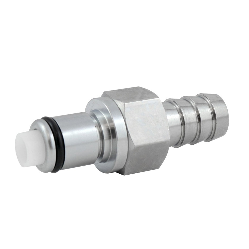 Male Quick Disconnect, 3/8" Barb with Shutoff, LC Series