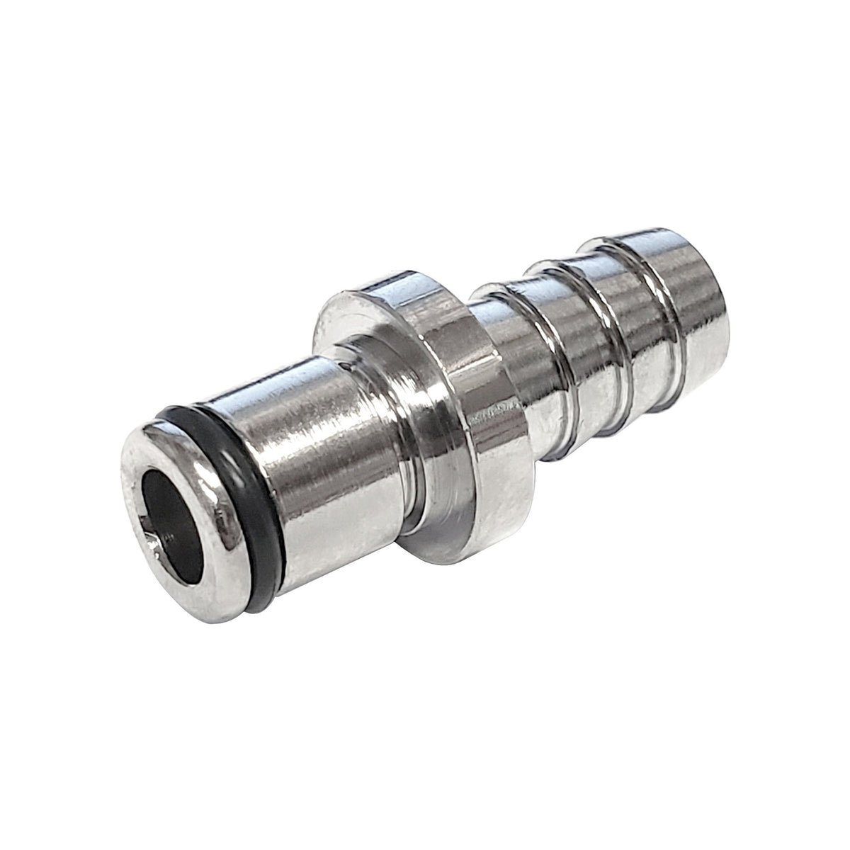 Male Quick Disconnect, 3/8" Barb No Shutoff, LC Series