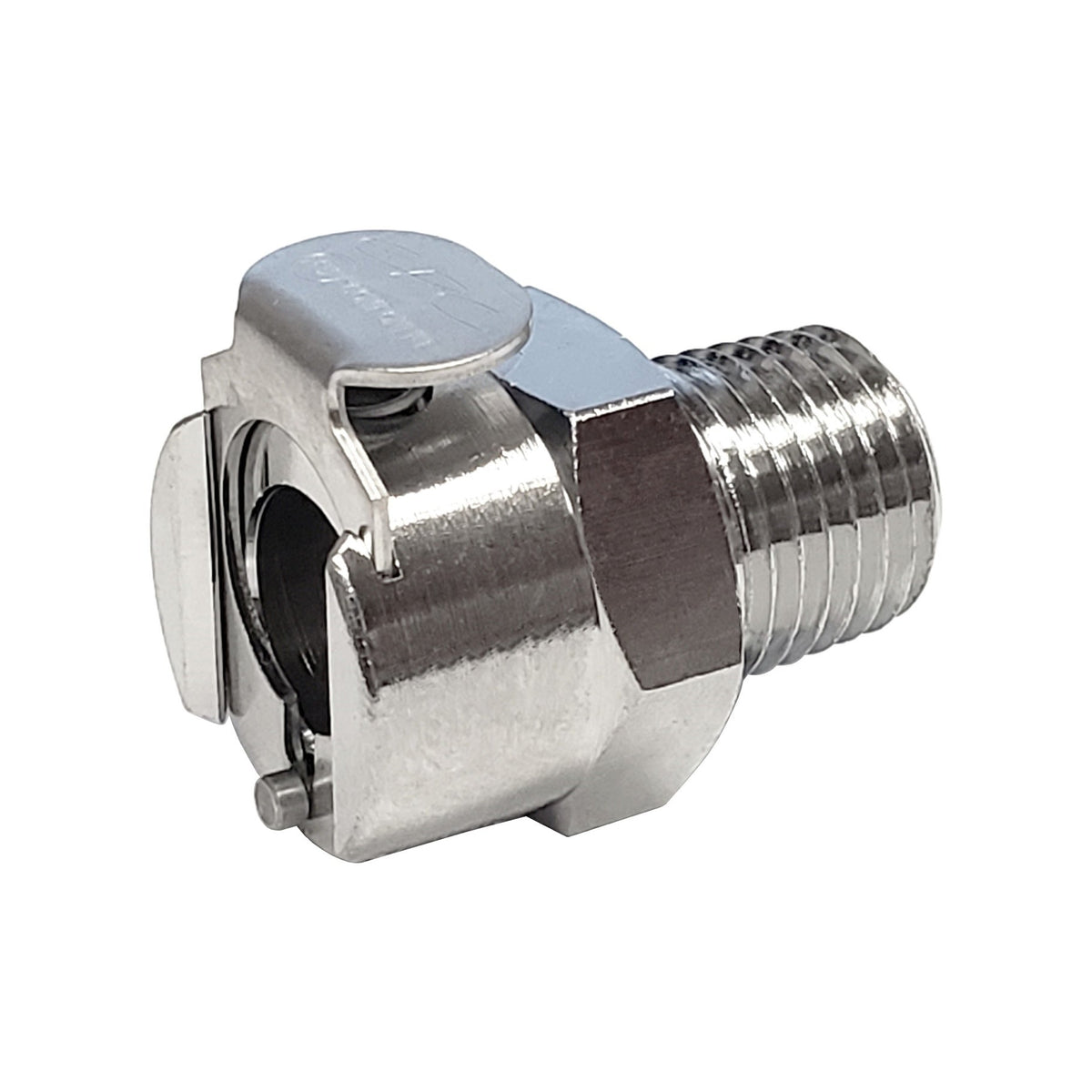 Female Quick Disconnect, 1/4" Male Pipe Thread with Shutoff, LC Series