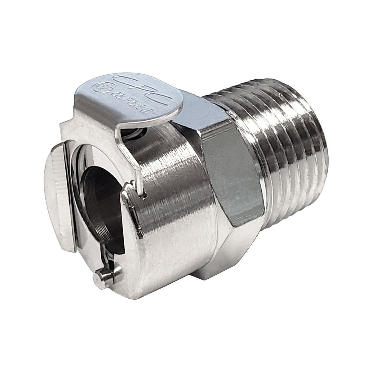 Female Quick Disconnect, 3/8" Male Pipe Thread with Shutoff, LC Series