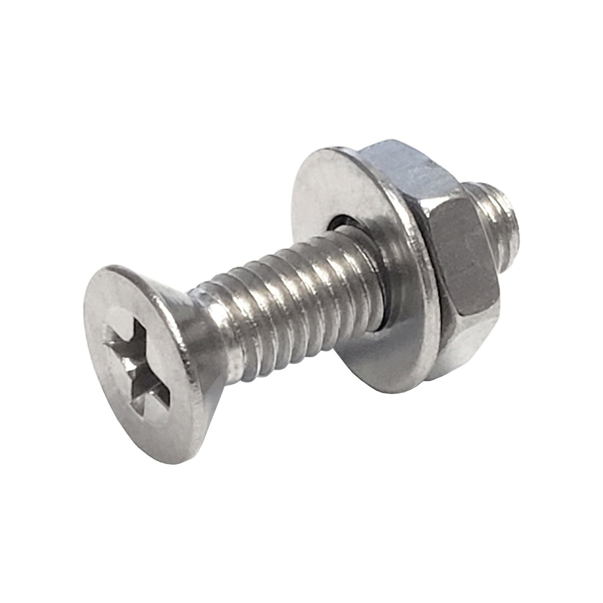 Hardware Assembly, #10-32 x 3/4" L Stainless Steel