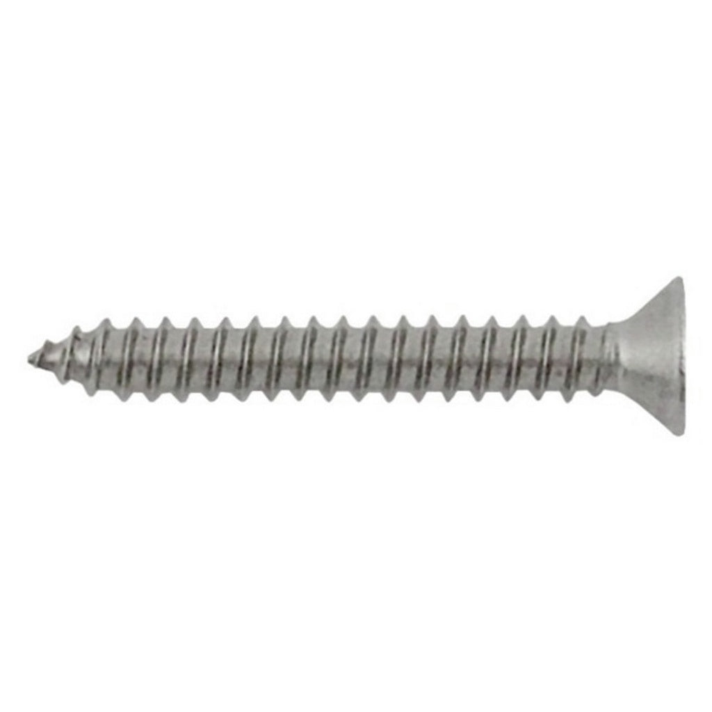 Flat-head Phillips Screw, #8 X 1.25"L (Stainless Steel)