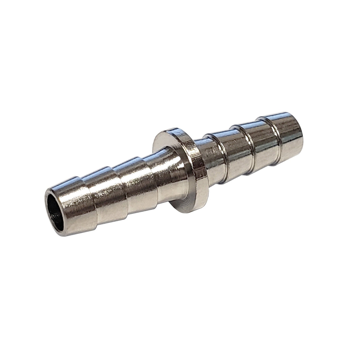 Splicer, 3/16" Barb x 3/16" Barb, Plated Brass
