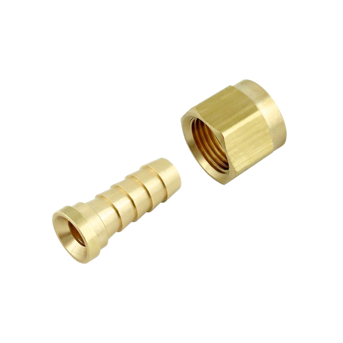 Swivel Nut & Stem Set, 3/8" Female Flare x 3/8" B Brass