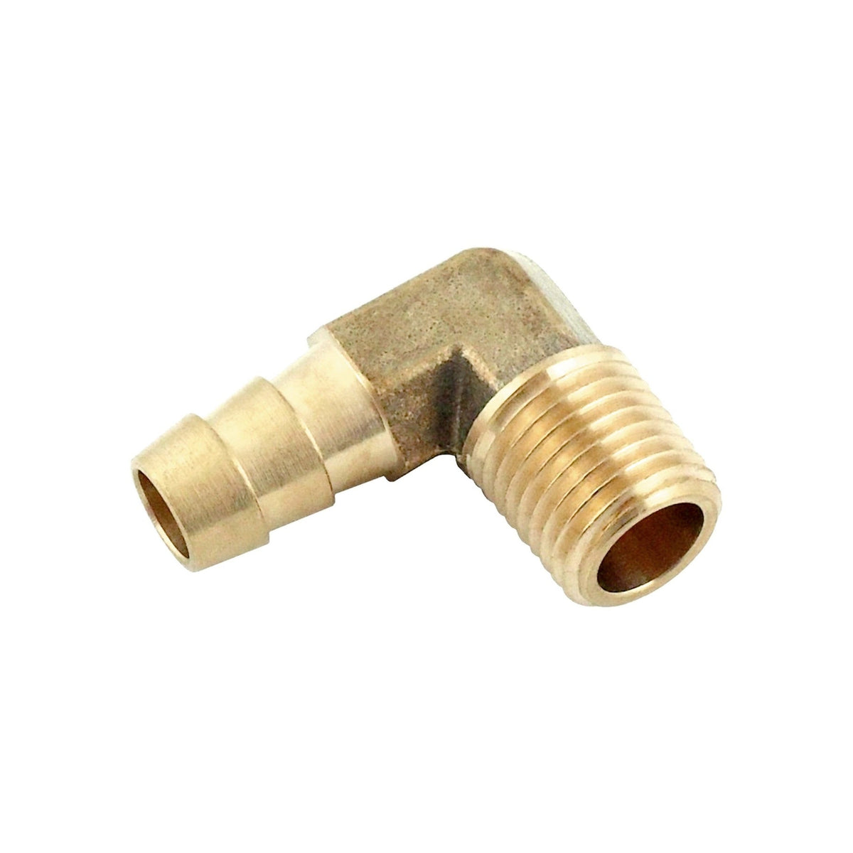 Elbow, 3/8" B x 1/4" Male Pipe Thread Brass