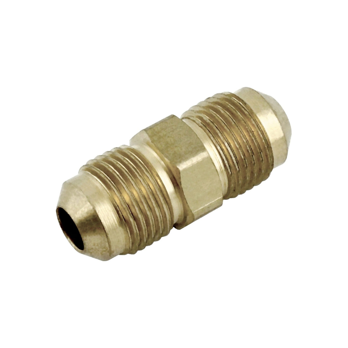 Union, 1/4" Male Flare x 1/4" Male Flare Brass