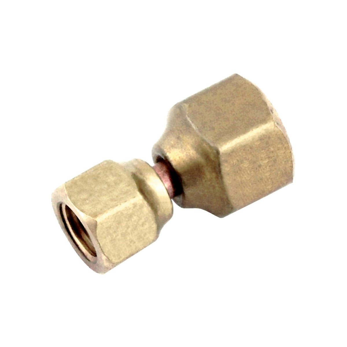 Swivel Union, 3/8" Female Flare x 1/4" Female Flare Brass