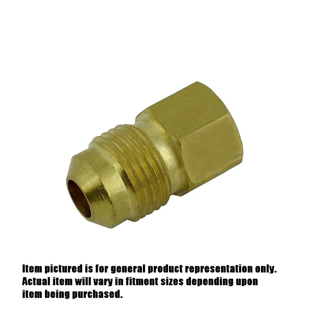 Reducer, 3/8" Male Flare x 1/4" Female Flare Brass