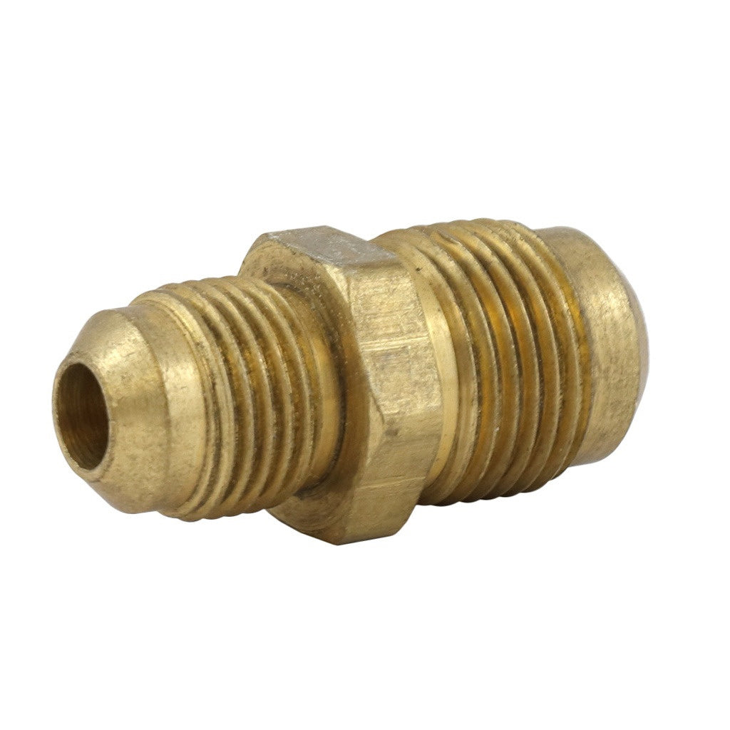 Union, 1/2" Male Flare x 3/8" Male Flare Brass