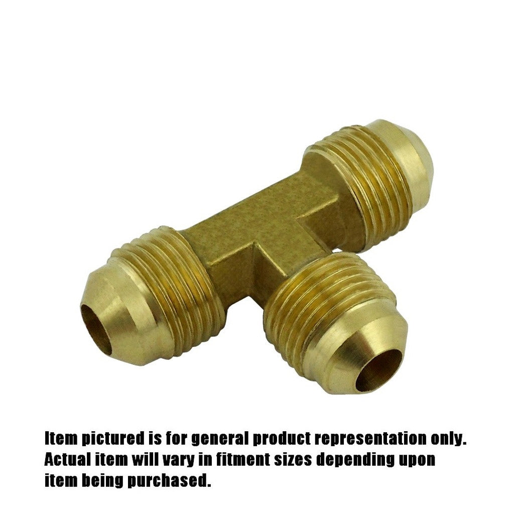 Tee, 1/2" Male Flare-All Brass