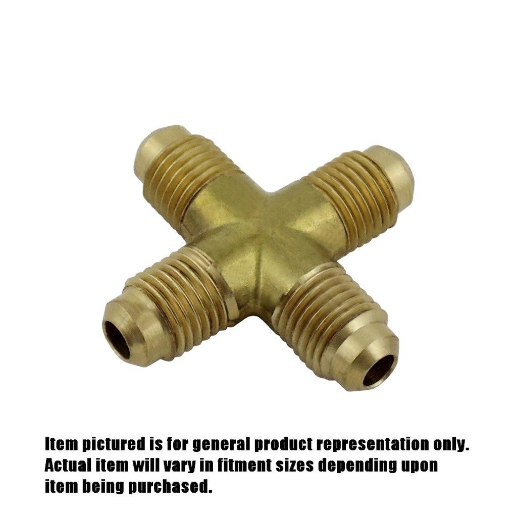 Cross, 3/8" Male Flare-All Brass