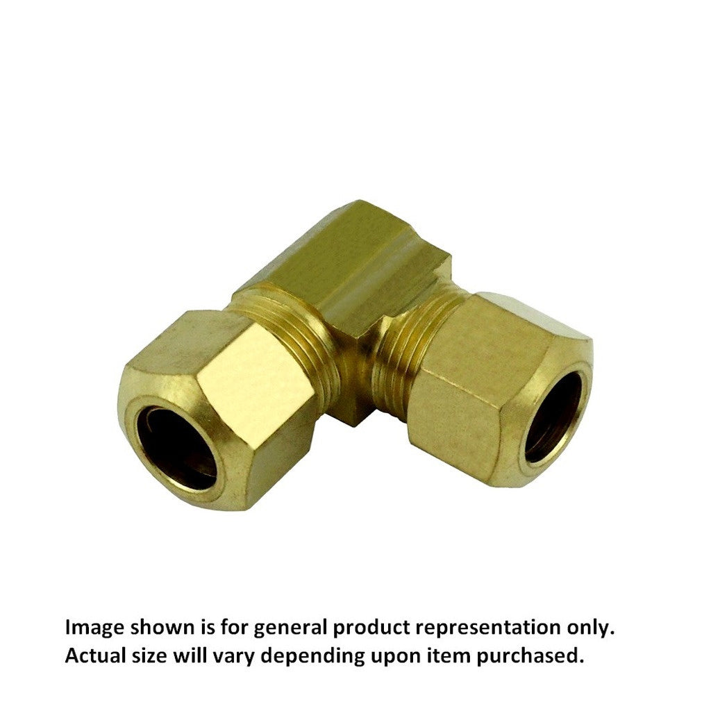 Compression 90° Elbow, 1/2" C x 1/2" C Brass