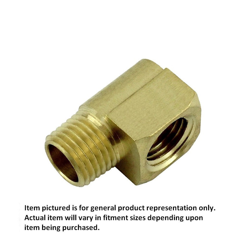 90° Elbow, 3/4" Female Pipe Thread x 3/4" Male Pipe Thread Brass