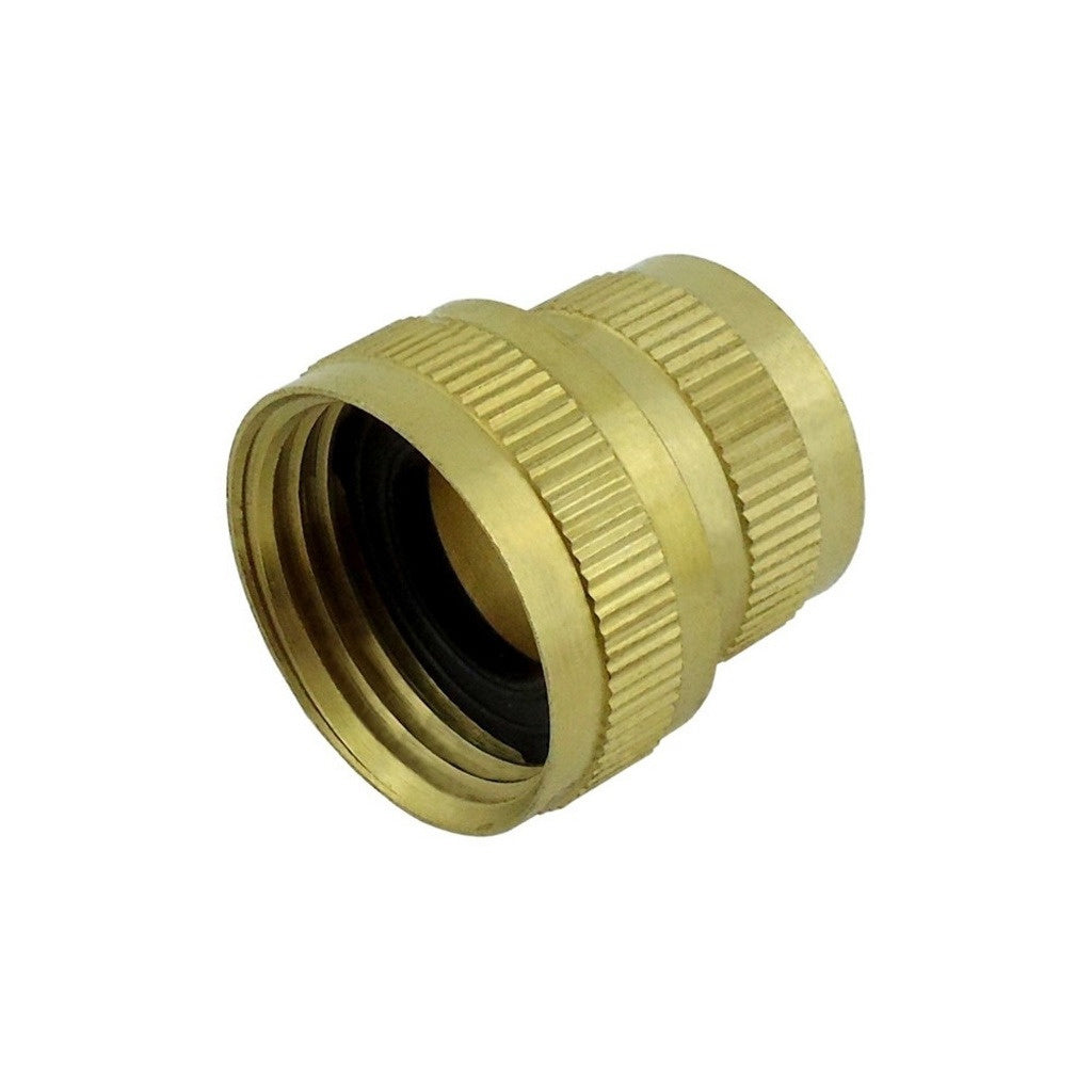 Swivel Adapter, 3/4" FGH x 1/2" Female Pipe Thread, Brass