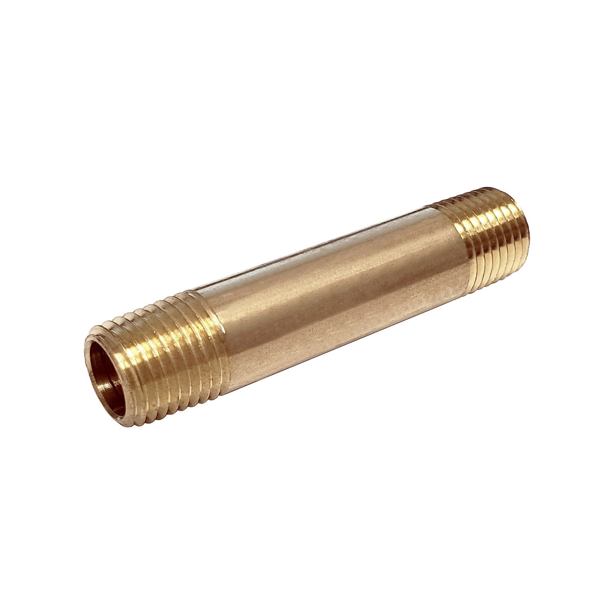Nipple, Long 1/4"MPT X 1/4"MPT (Brass)