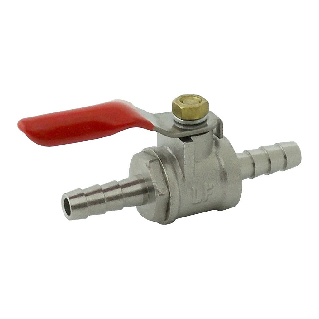 Ball Valve-Lead Free, 1/4" B x 1/4" B Plated Brass