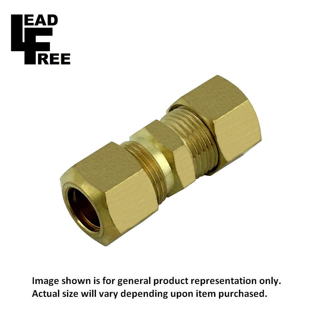 Complete Union, 1/4" C x 1/4" C Lead Free Brass