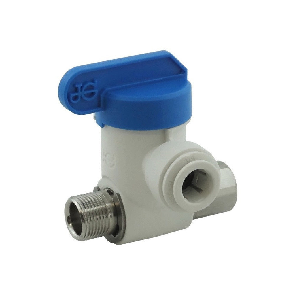 John Guest Push-In Angled Stop Valve, 3/8" C x 3/8" OD