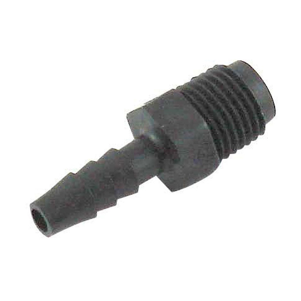 Hose Stem, 1/4" Male Pipe Thread x 3/8" B Poly