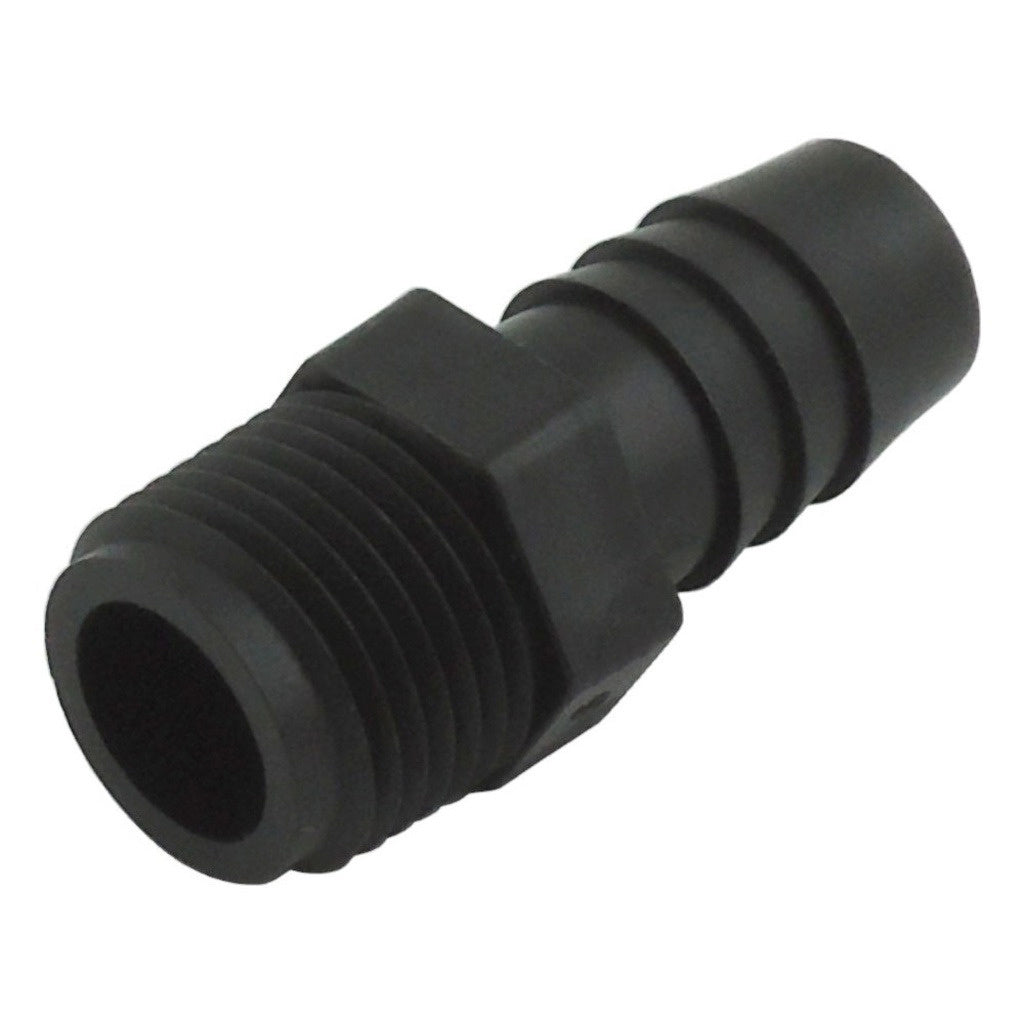 Hose Stem, 3/8" Male Pipe Thread x 1/2" B Poly