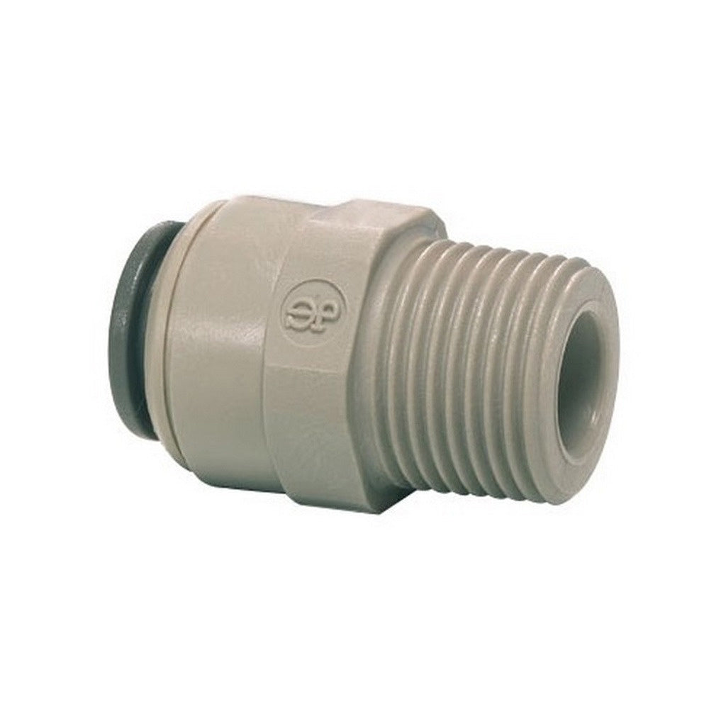 John Guest Push-in Adapter, 1/8"MPT X 1/4"OD (Jg)