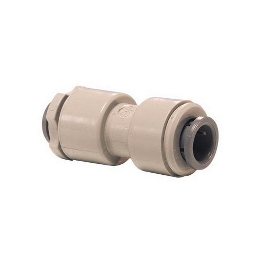John Guest Superseal Coupling, 3/8" OD (Stainless Steel) x 3/8" OD