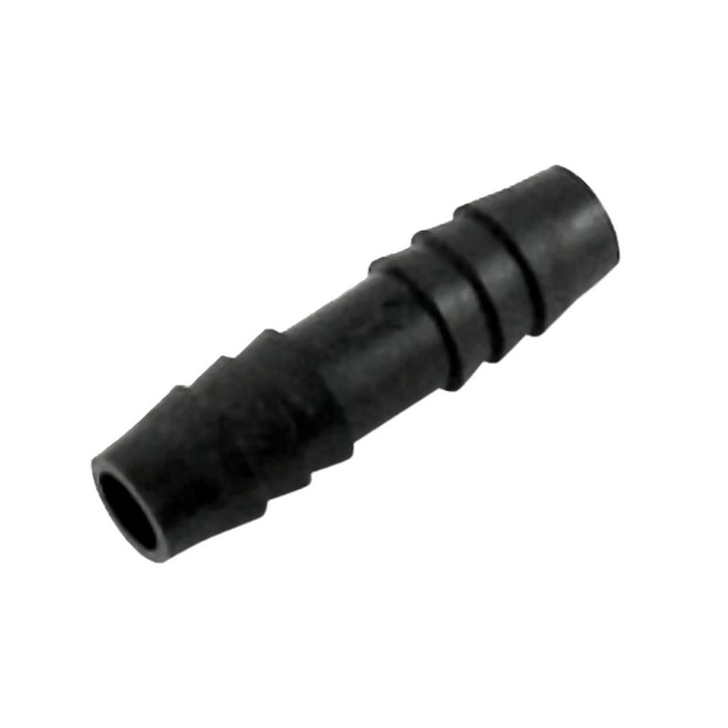 Splicer, 3/8" Barb x 3/8" Barb, Poly Nylon Plastic Barbed Fitting