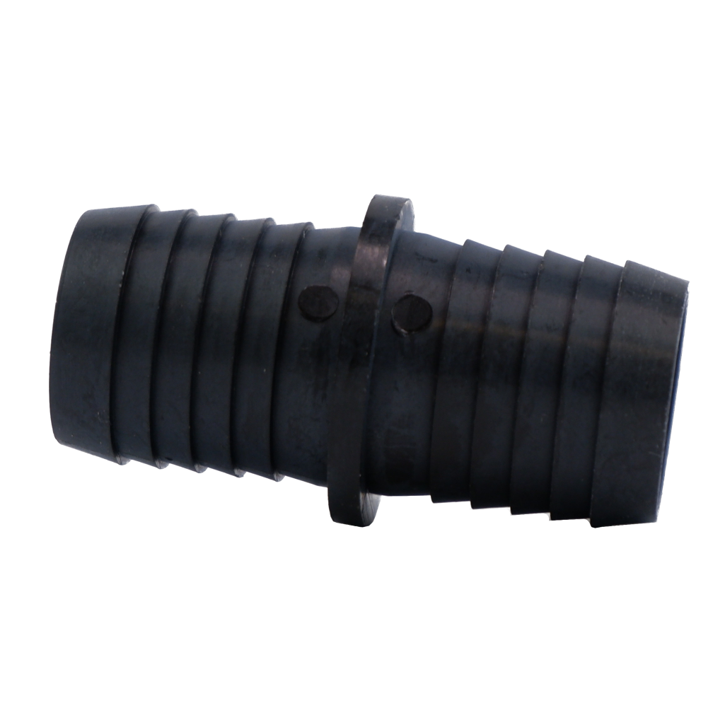 Splicer, 1" Barb x 1" Barb, Poly Nylon Plastic Barbed Fitting